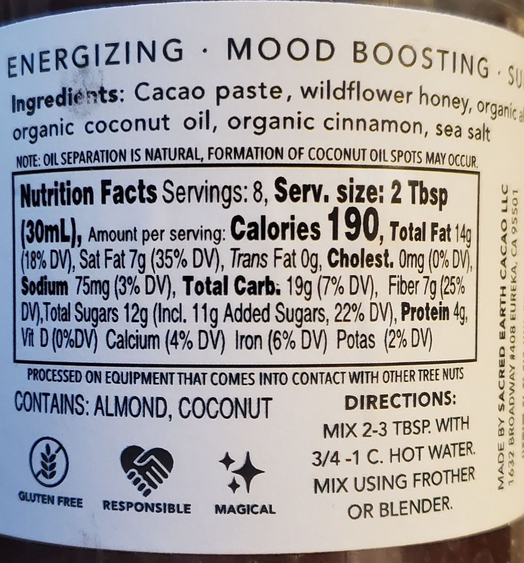 Heart Opener Ceremonial Grade Drinking Chocolate